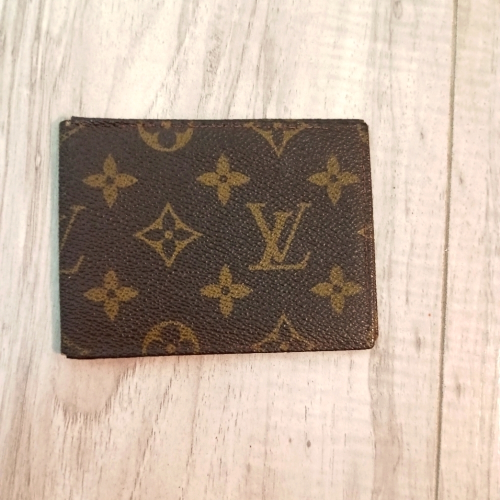 Louis Vuitton Monogram Two Pass Card Case Wallet